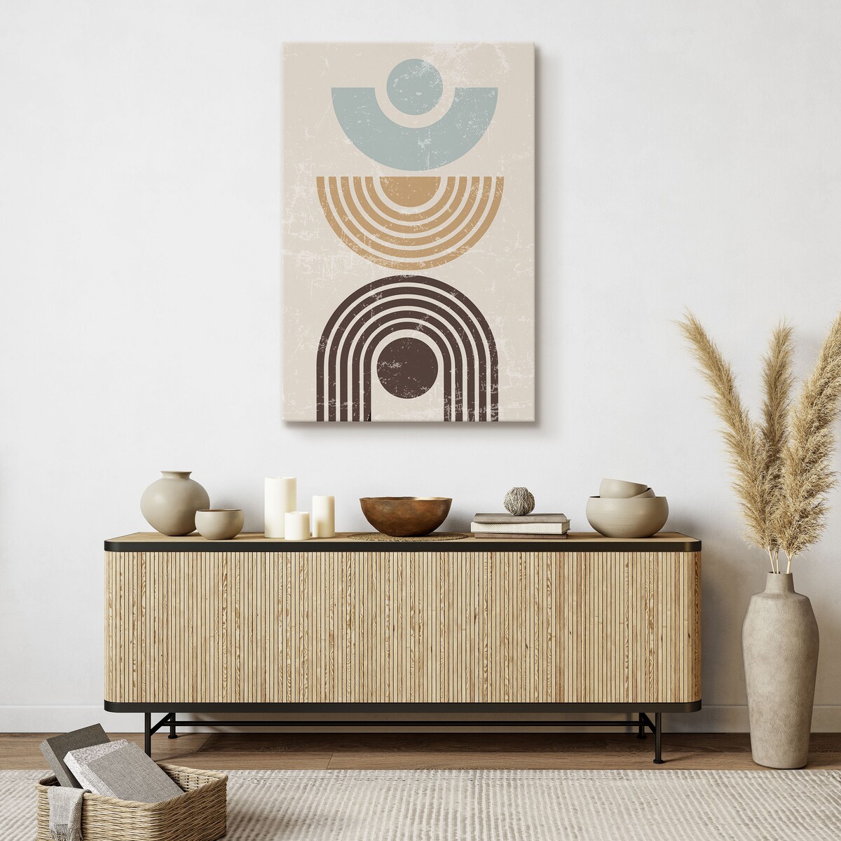 Obraz Beżowe Wzory Boho Style 80x120cm