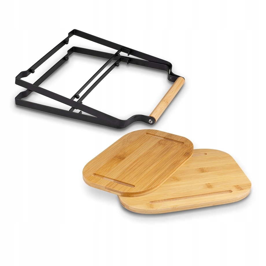 PATERA 2 POZIOMY do serwowania jedzenia przekąski desery ciasto bambusowa