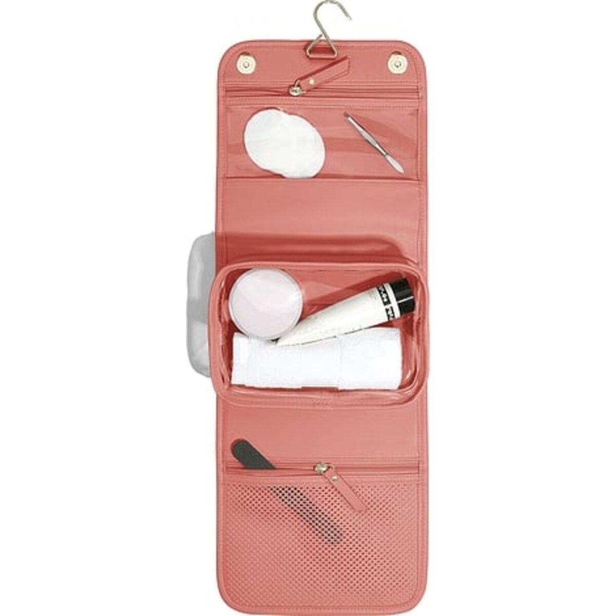 Kosmetyczka podróżna do zawieszenia Stackers Pebble grejpfrutowa