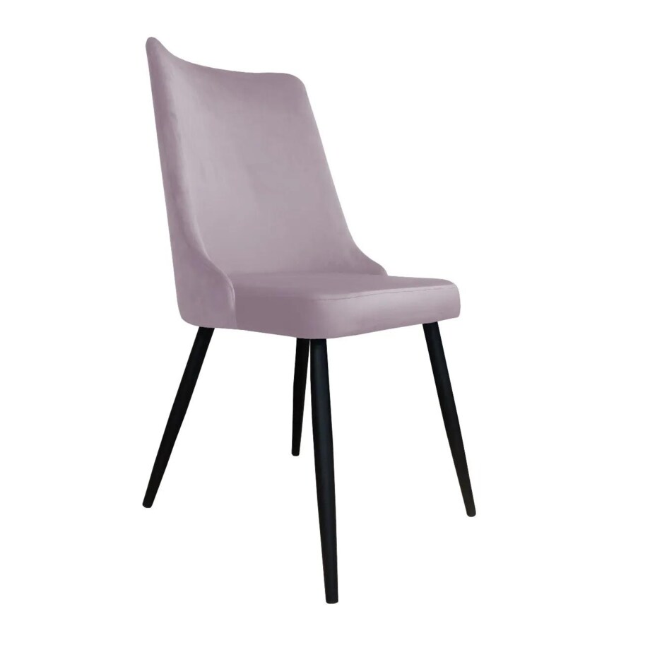 Krzesło CYPRIAN VELVET jasno różowe