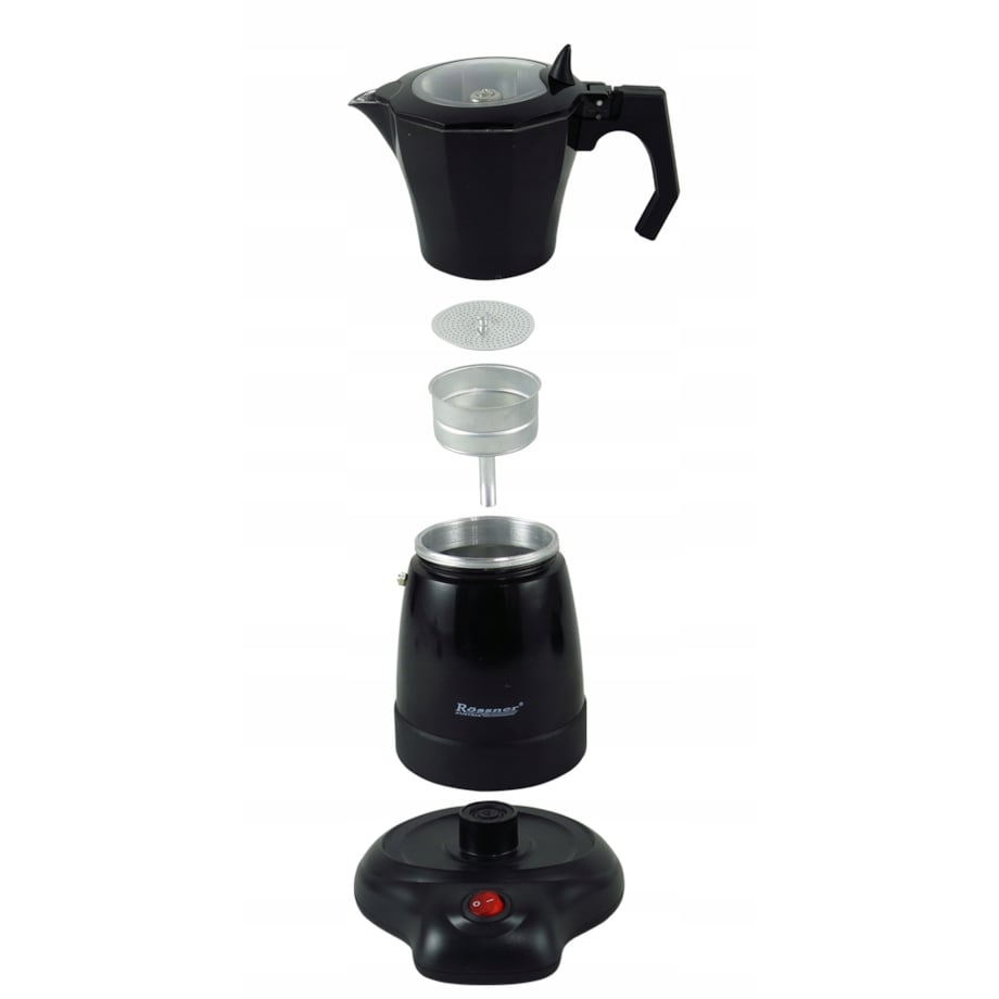 Kawiarka elektryczna kafeterka espresso kremowa ROSSNER