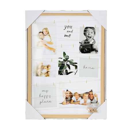 Ramka Na Zdjęcia 50X70 Cm Multiramka Ze Sznurkami Galeria Buk