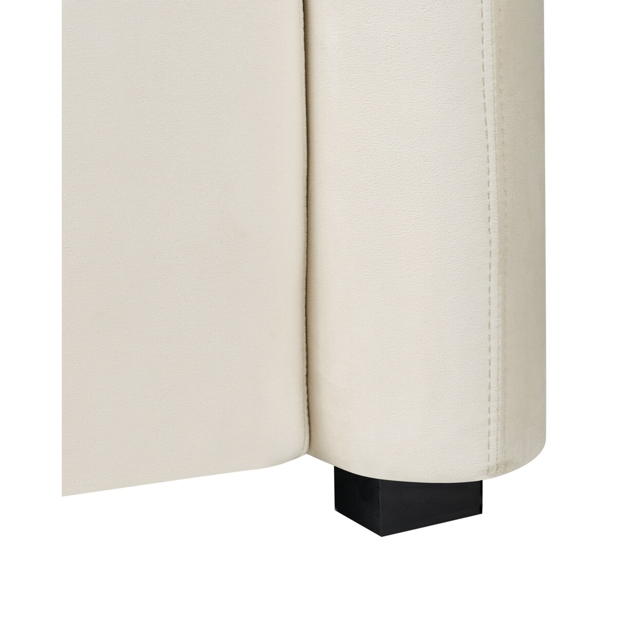 Zestaw 2 foteli VELTADA Welur Złamana biel