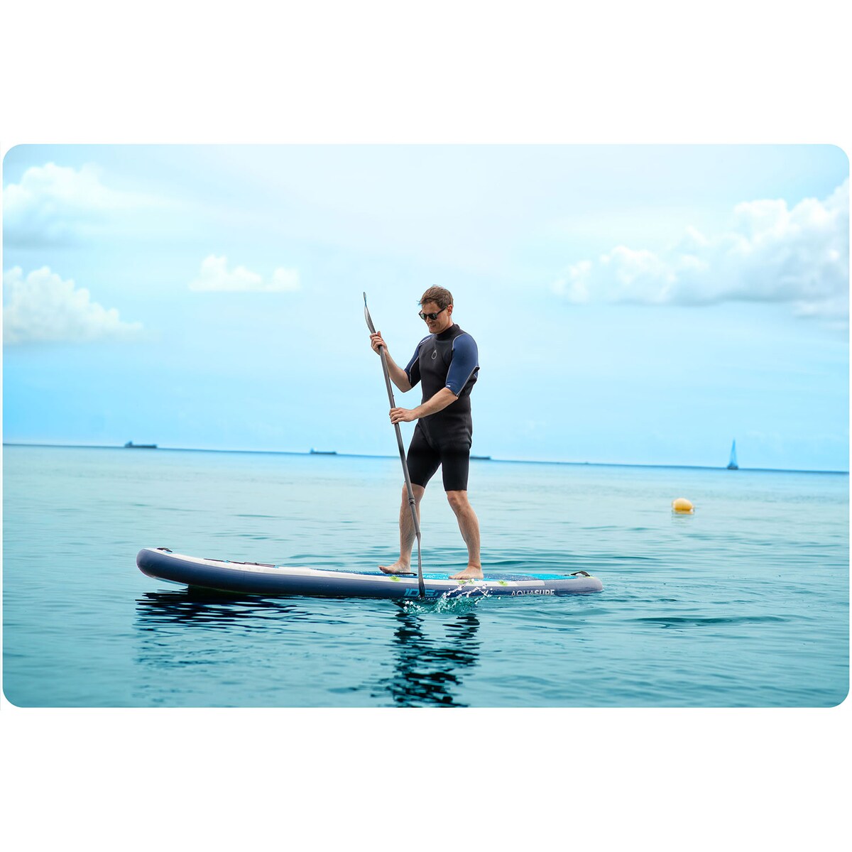 Deska SUP do pływania Neo-Sport stand up paddle Aquasurf 320cm pompowana zestaw