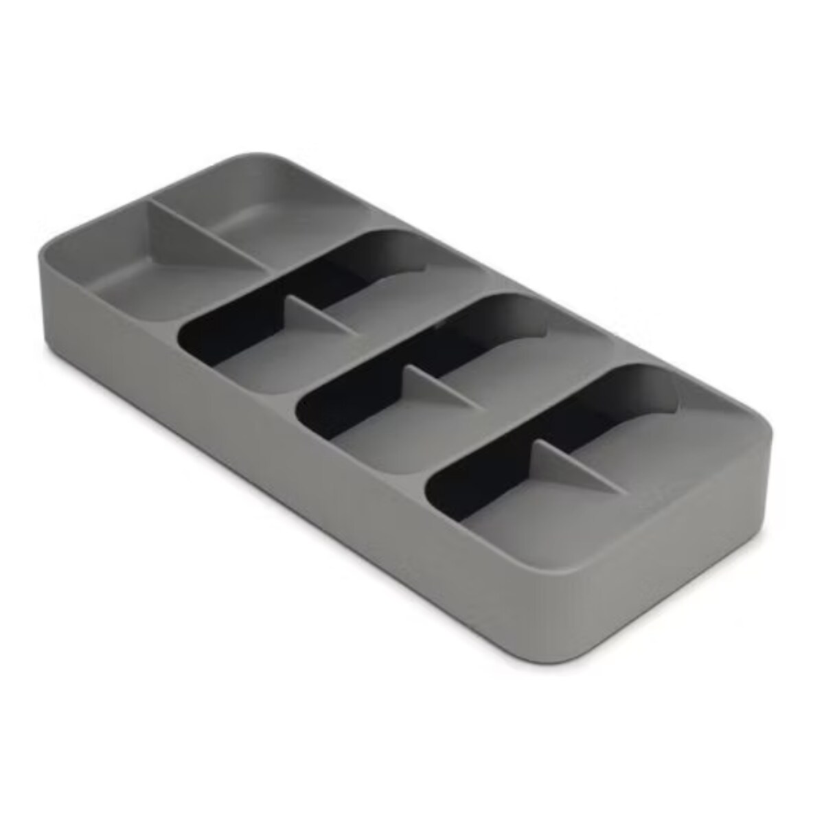 Organizer na sztućce podwójny szary DrawerStore, 5.5 x 17.6 x 39.4 cm, Joseph Joseph