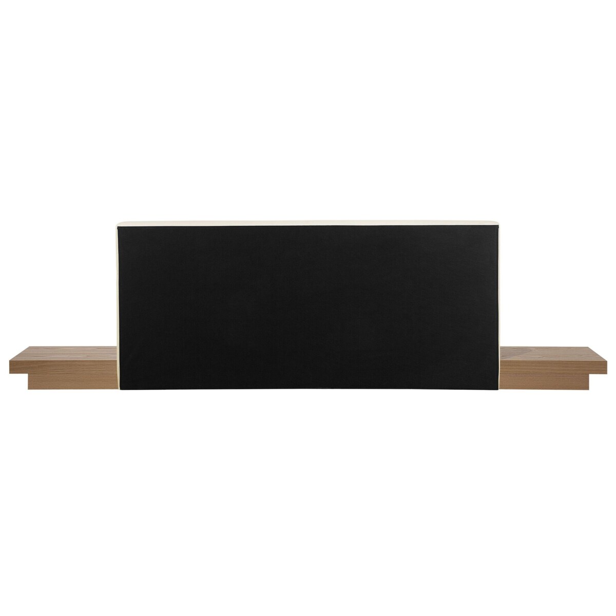 Łóżko ze stolikami nocnymi 180 x 200 cm jasne drewno ZEN