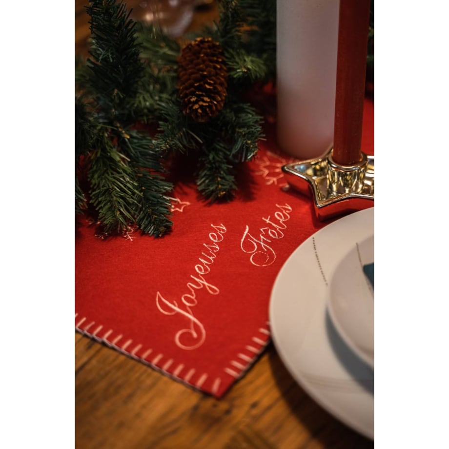 Filcowy bieżnik na stół, 30 x 120 cm