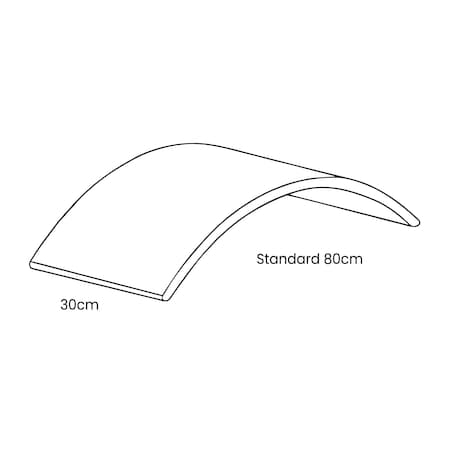 Deska do Balansowania z Filcem 80x30cm dla Dzieci, Niebieski Balance Board, Filc Niebieski