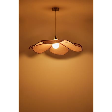 Lampa sufitowa różowa Benavid Ø75 cm