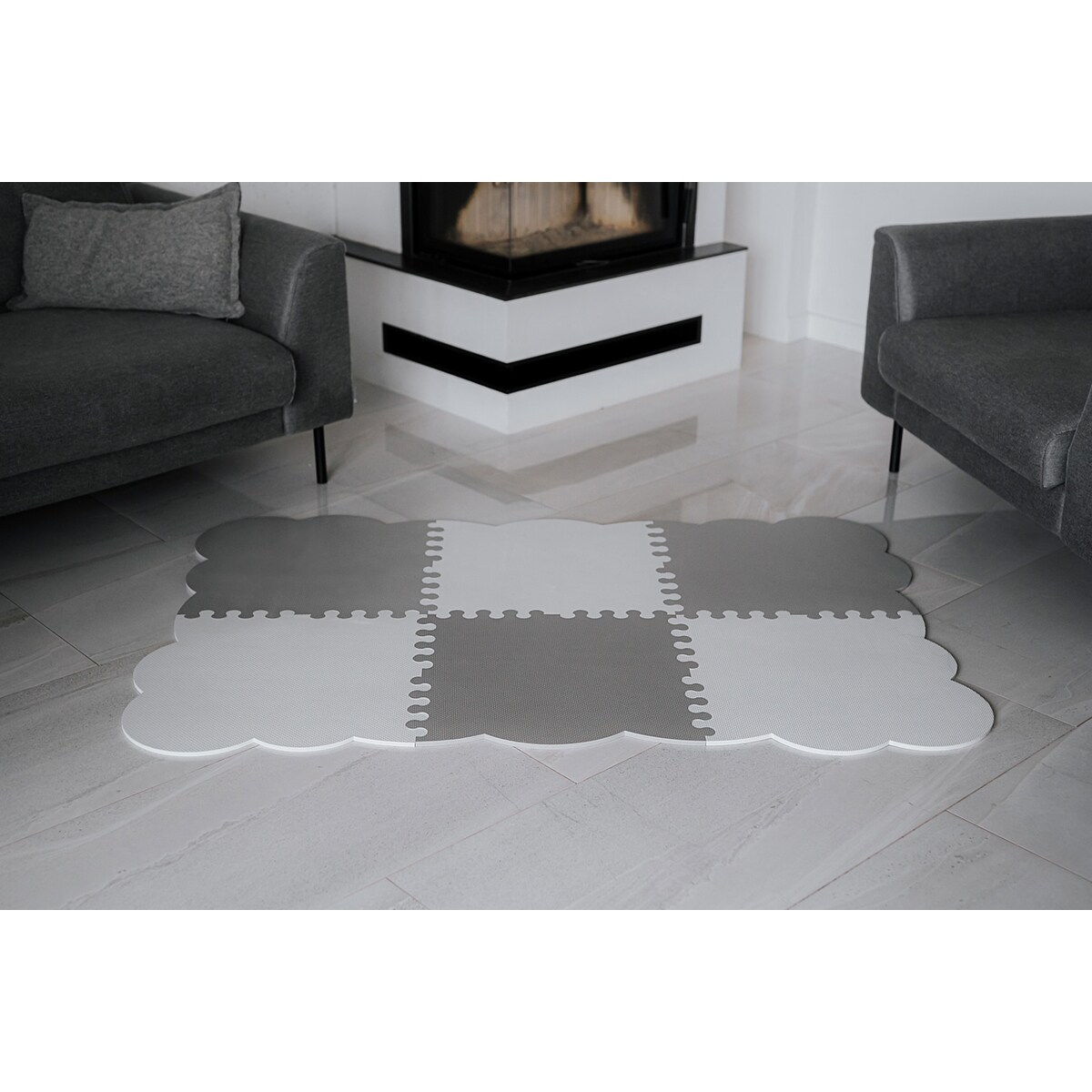 Mata piankowa Biscuit Grey XL