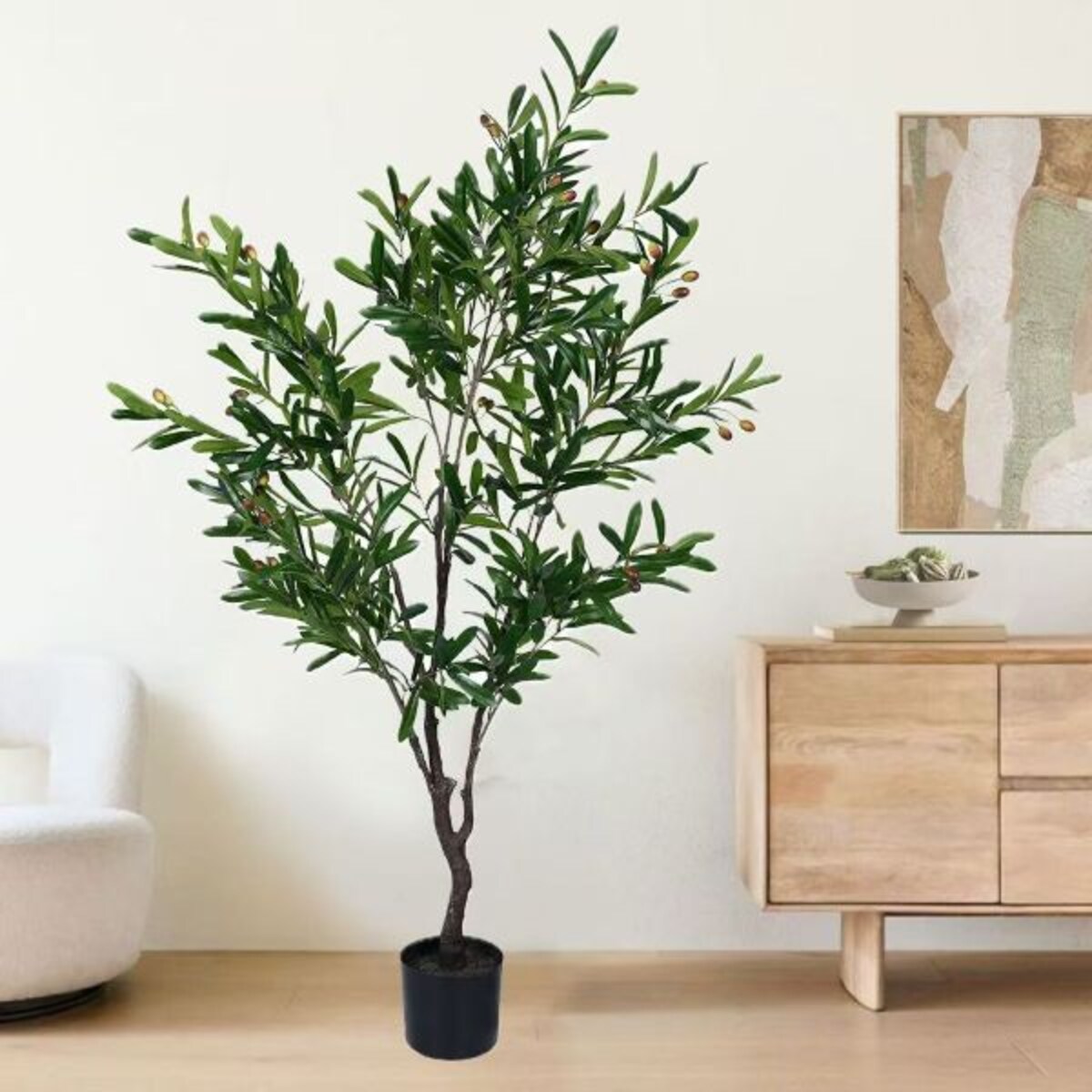 DRZEWKO SZTUCZNE OLIWNE - 150 cm DEKORACJA INSPIROWANA NATURĄ