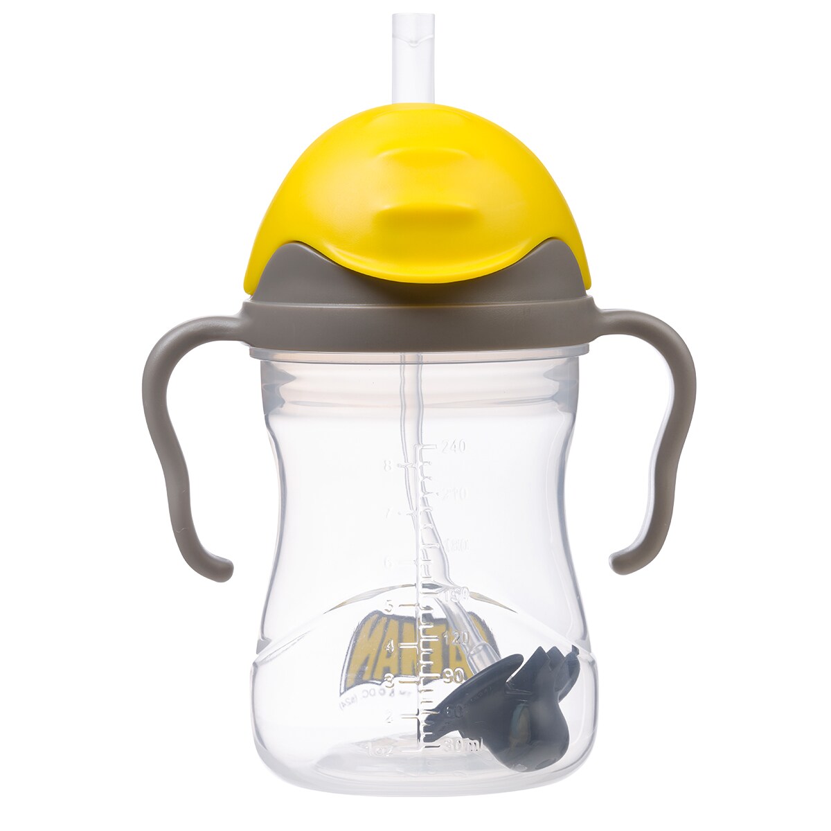 Batman Bidon dla dzieci ze słomką 240 ml - kubek niekapek 6m+ b.box