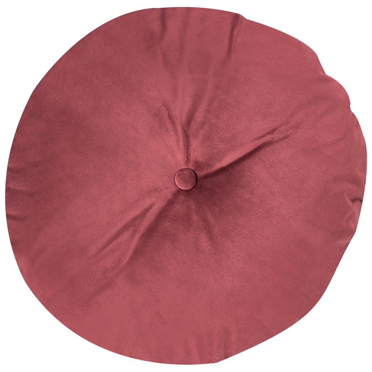 Sofa dla 2 osób SKIEN Welur Bordowy