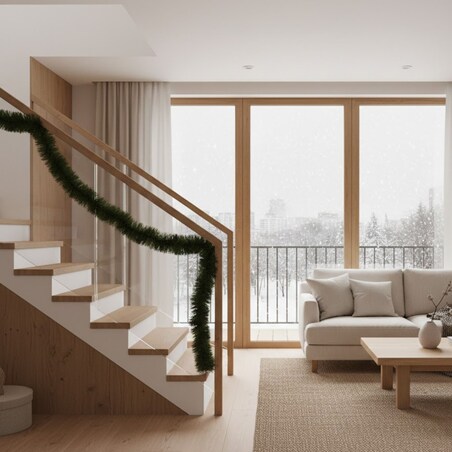 Gęsta girlanda świąteczna TRIS, 500 cm, 6 warstw