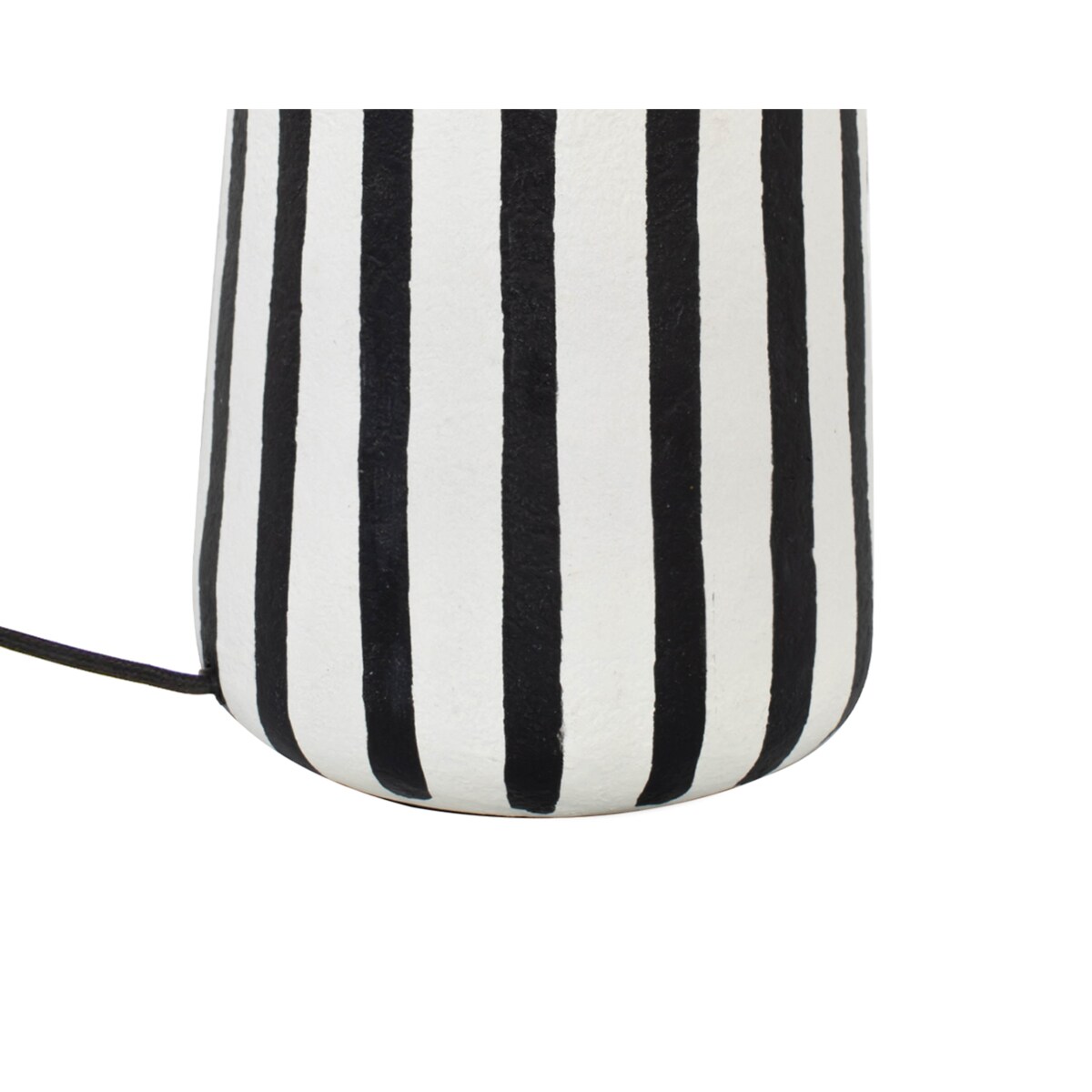 KARE lampa stołowa STRISCE 44 cm biało-czarna