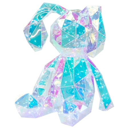 Dekoracja LED Królik KINTAUS Kolorowy