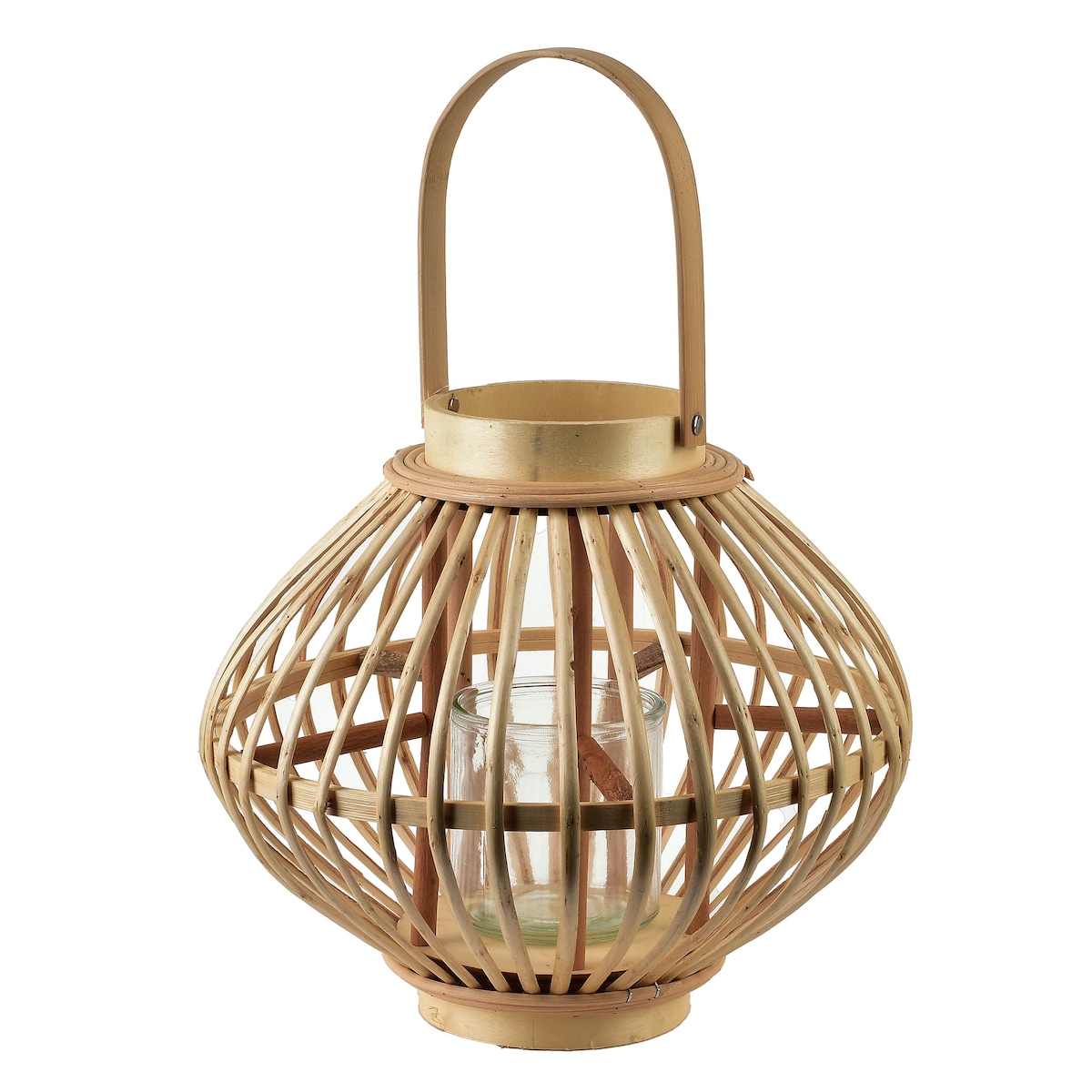 LUCIE NATURAL Lampion 32xh27cm