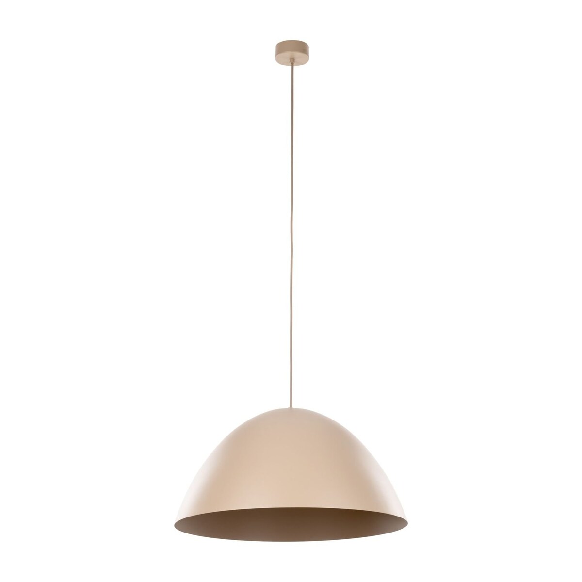 Lampa wisząca TK Lighting FARO SABIA 10658 beżowa 50 cm E27 regulowana wysokość do 170 cm
