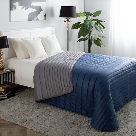 Narzuta pikowana Soft Touch 220x240cm Blue 220x1