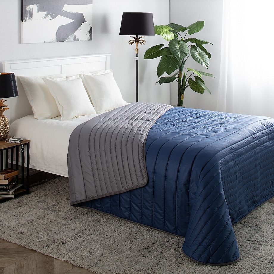 Narzuta pikowana Soft Touch 220x240cm Blue 220x1