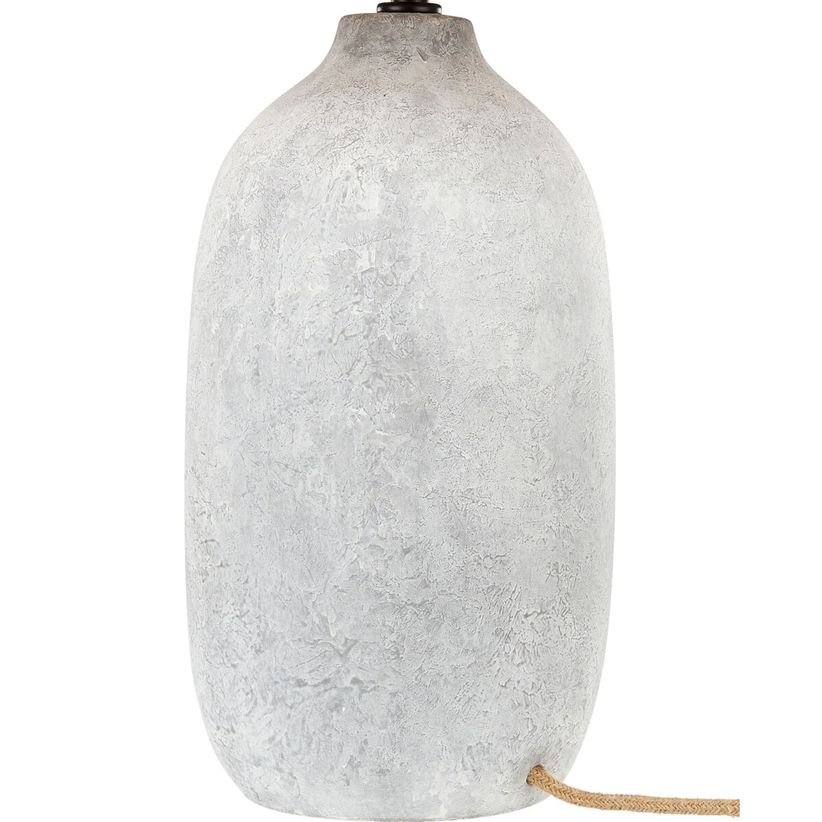 Lampa stołowa ceramiczna szara MATILDE