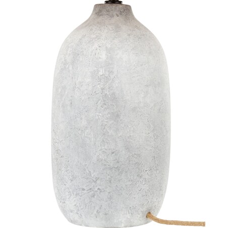 Lampa stołowa ceramiczna szara MATILDE
