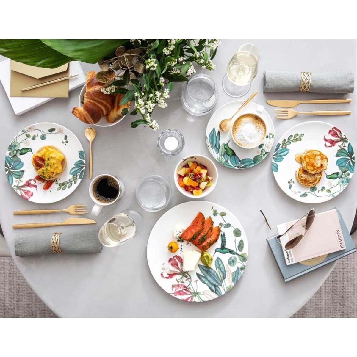 Talerz płaski biały Avarua, 27 cm, Villeroy & Boch