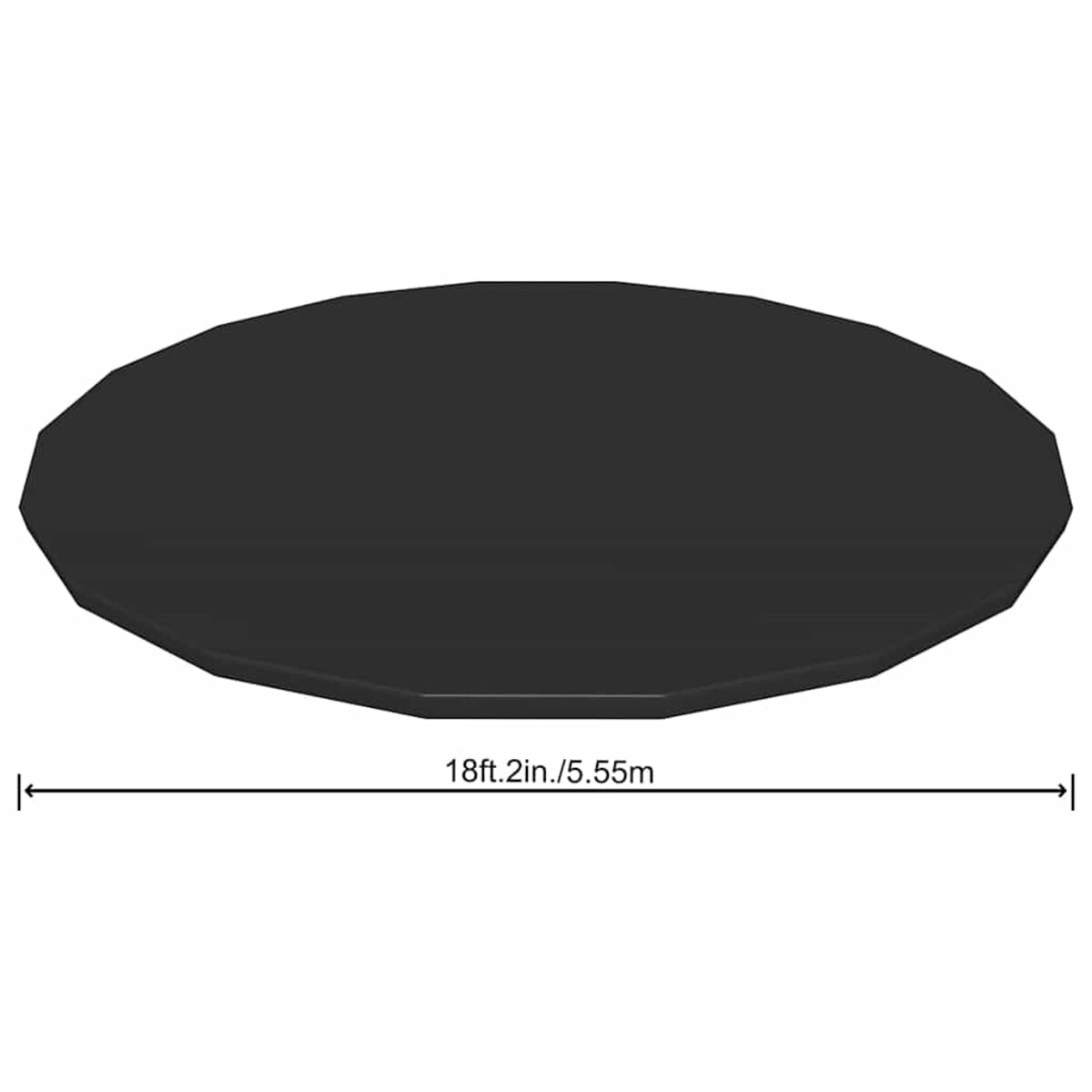 Bestway Pokrywa na basen Flowclear Fast Set, 555 cm