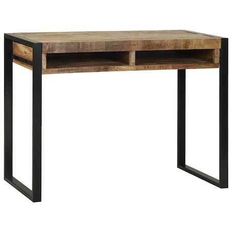 vidaXL Toaletka z lustrem 100x50x75 cm z litego drewna mango