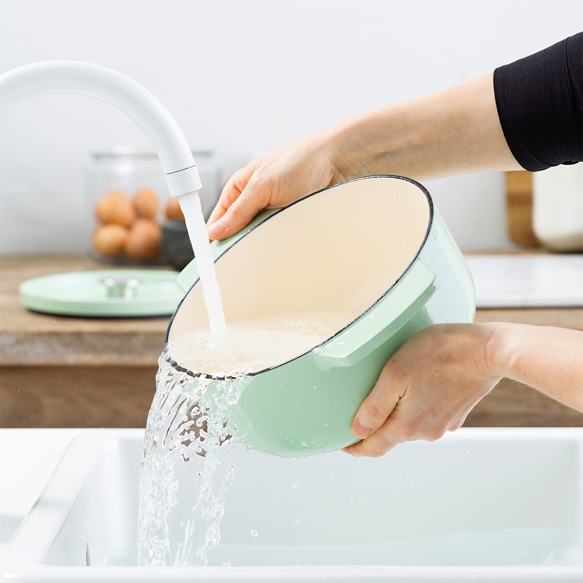 KitchenAid Garnek żeliwny 3,3 l - Pistachio