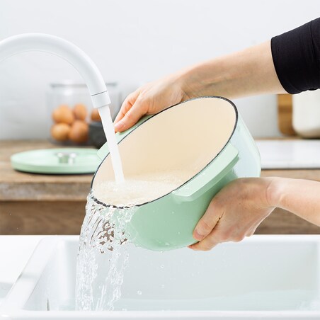 KitchenAid Garnek żeliwny 3,3 l - Pistachio