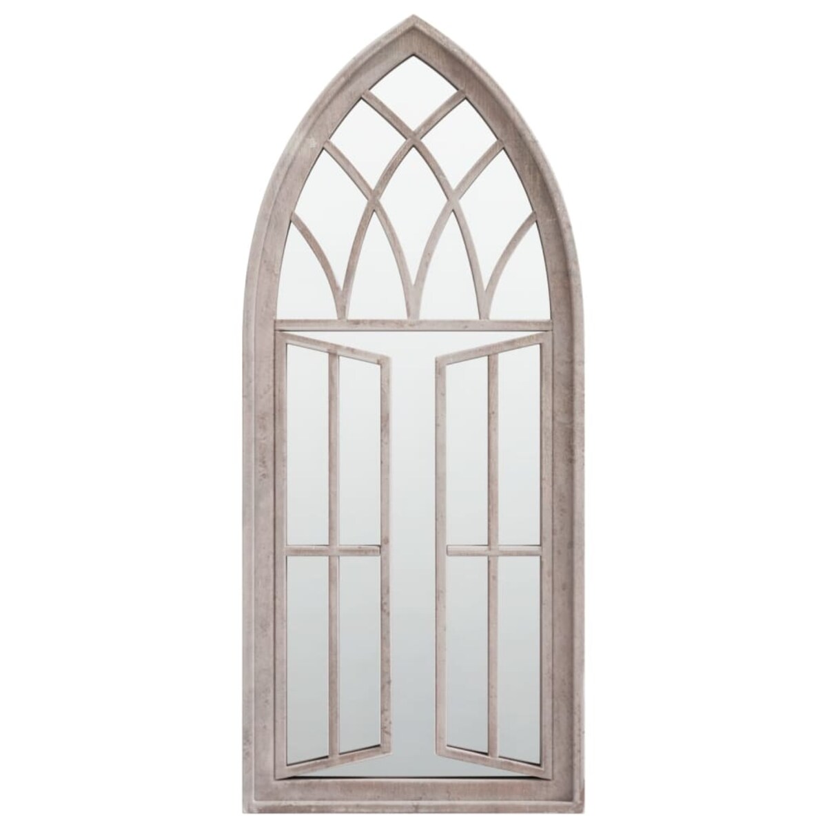 vidaXL Lustro do wnętrz, kolor piaskowy, 70x30 cm, żelazne