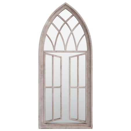 vidaXL Lustro do wnętrz, kolor piaskowy, 70x30 cm, żelazne