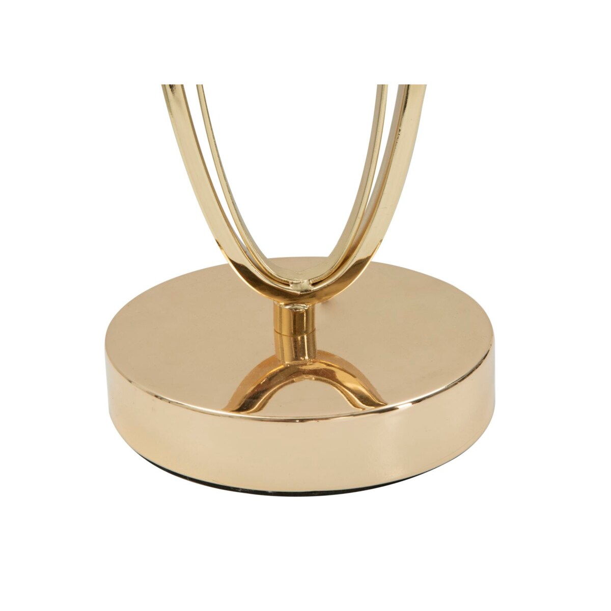 Lampa stołowa GLAM FLUSH, metalowa, złota, Ø 30x58 cm