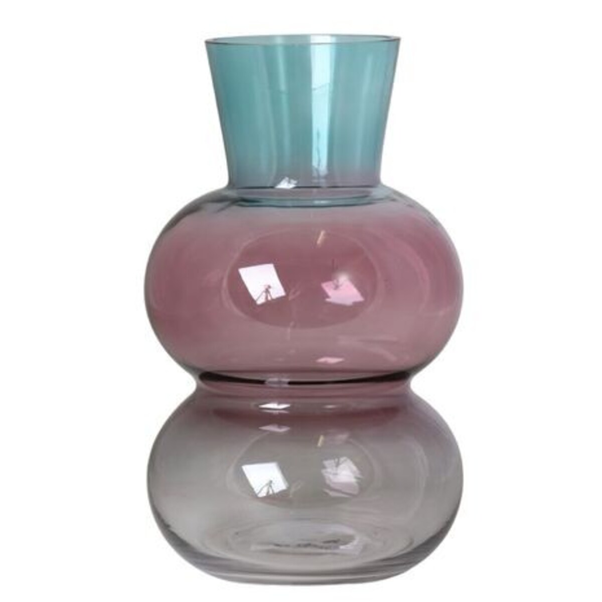 Wazon szklany kolorowy 20x12x12 cm PACHECO-2