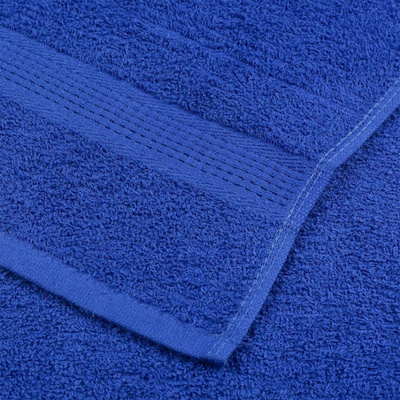 vidaXL Ręczniki dla gości, 4 szt., niebieskie, 30x50 cm, bawełna 100%