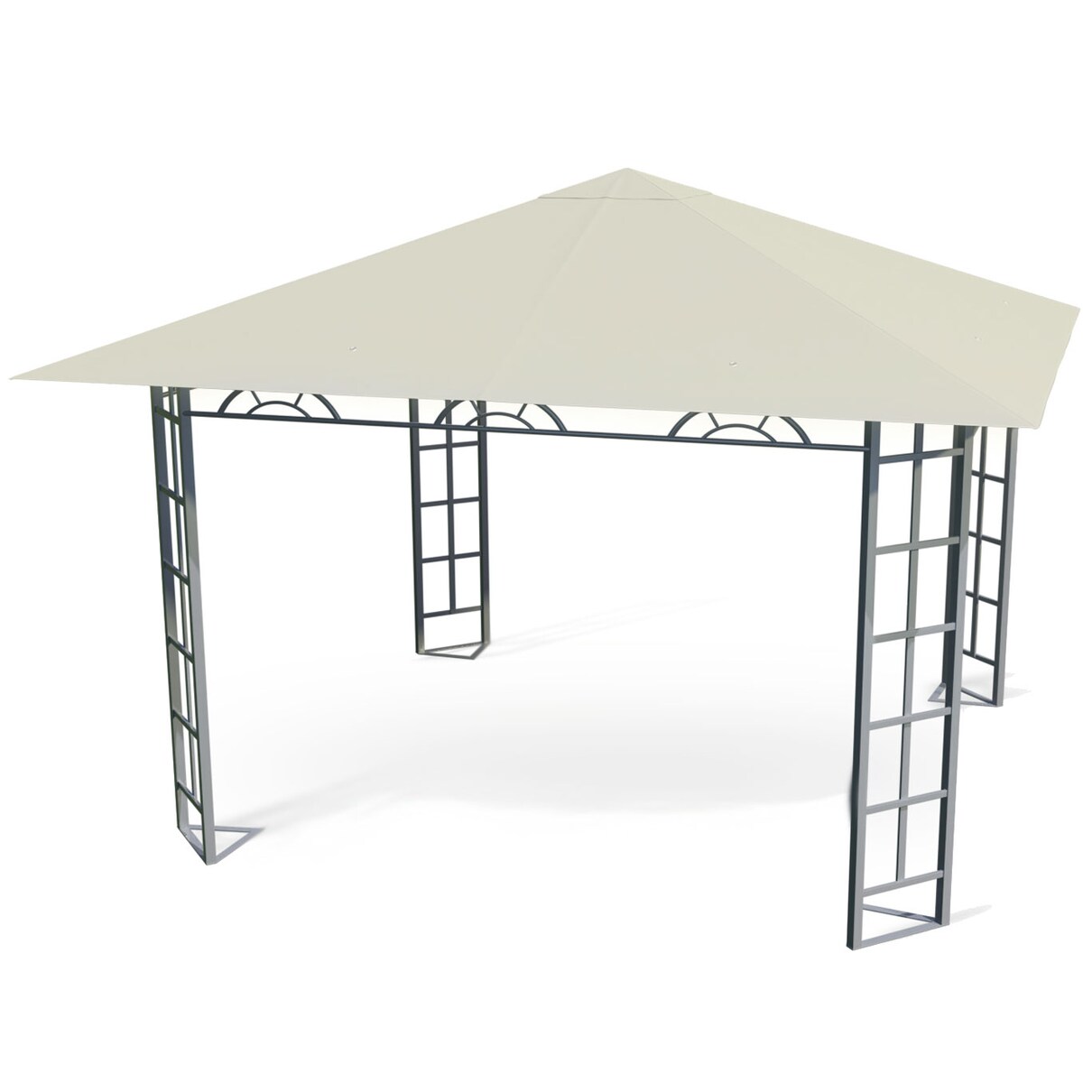 Pawilon ogrodowy namiot 300 x 265 cm + ścianki boczne Plonos beżowy