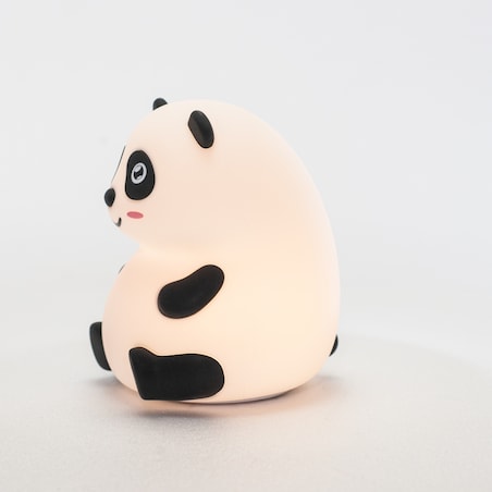 Innogio GIOpanda silikonowa lampka nocna dotykowa dla dzieci LED 8 kolorów ładowana