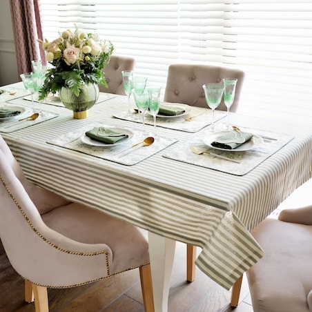 Chlebaczek Toile de Jouy Green & Stripes