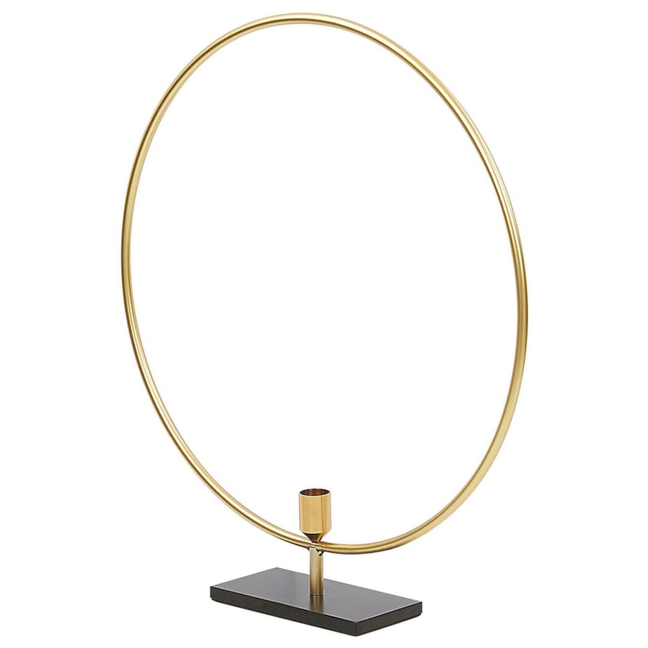 Świecznik metalowy 45 cm złoty SERAM