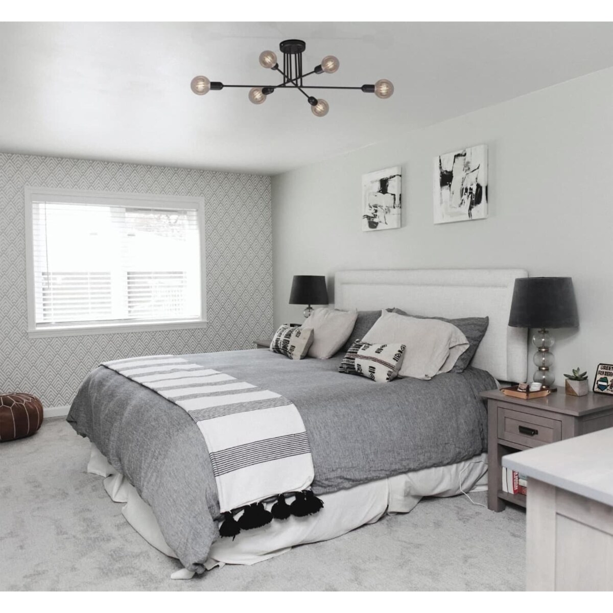 Lampa sufitowa K-4383 z serii SITYA BLACK