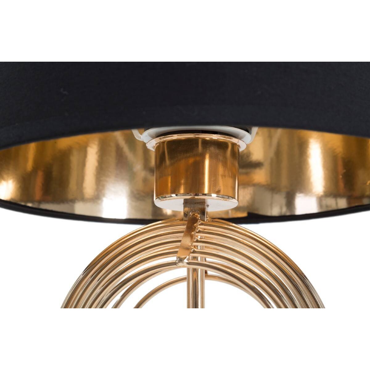 Lampa stołowa ze złotym zdobieniem MAXT