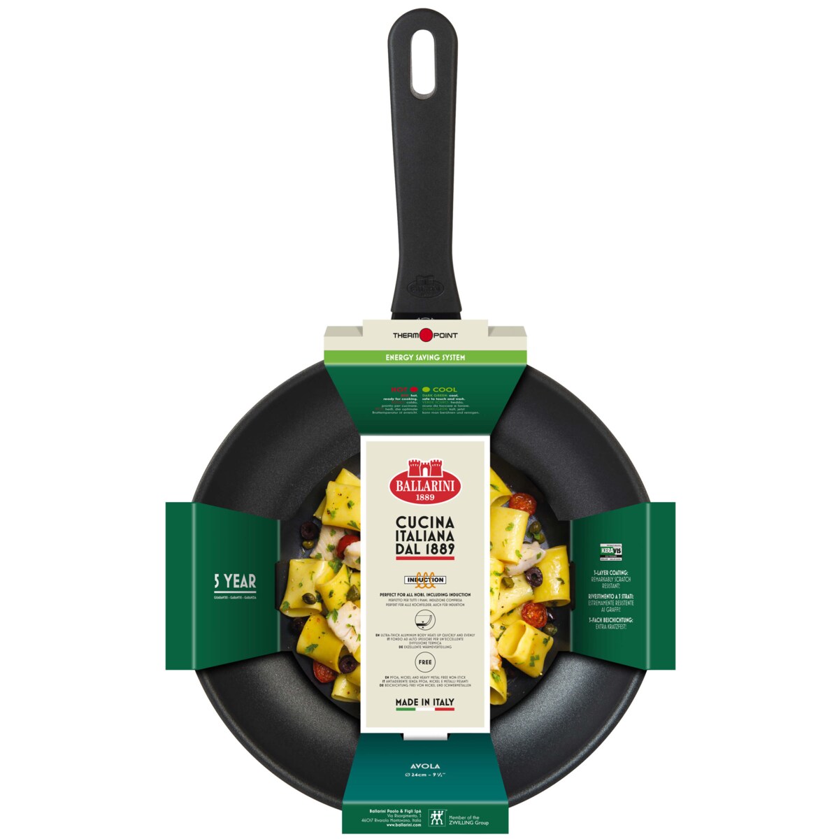 Patelnia indukcyjna Ballarini Avola - 24 cm