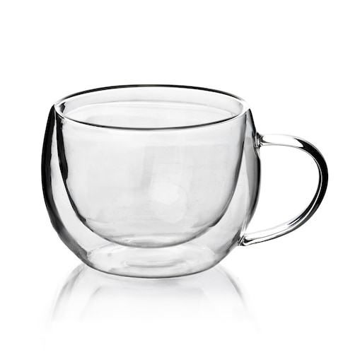 PETER Filiżanka ze szkła borokrzemowego280ml 9x6.5x7.4cm