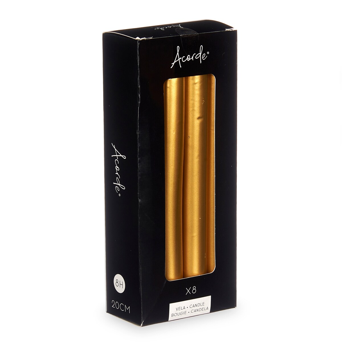 Świece stożkowe CELESTIA, 20 cm