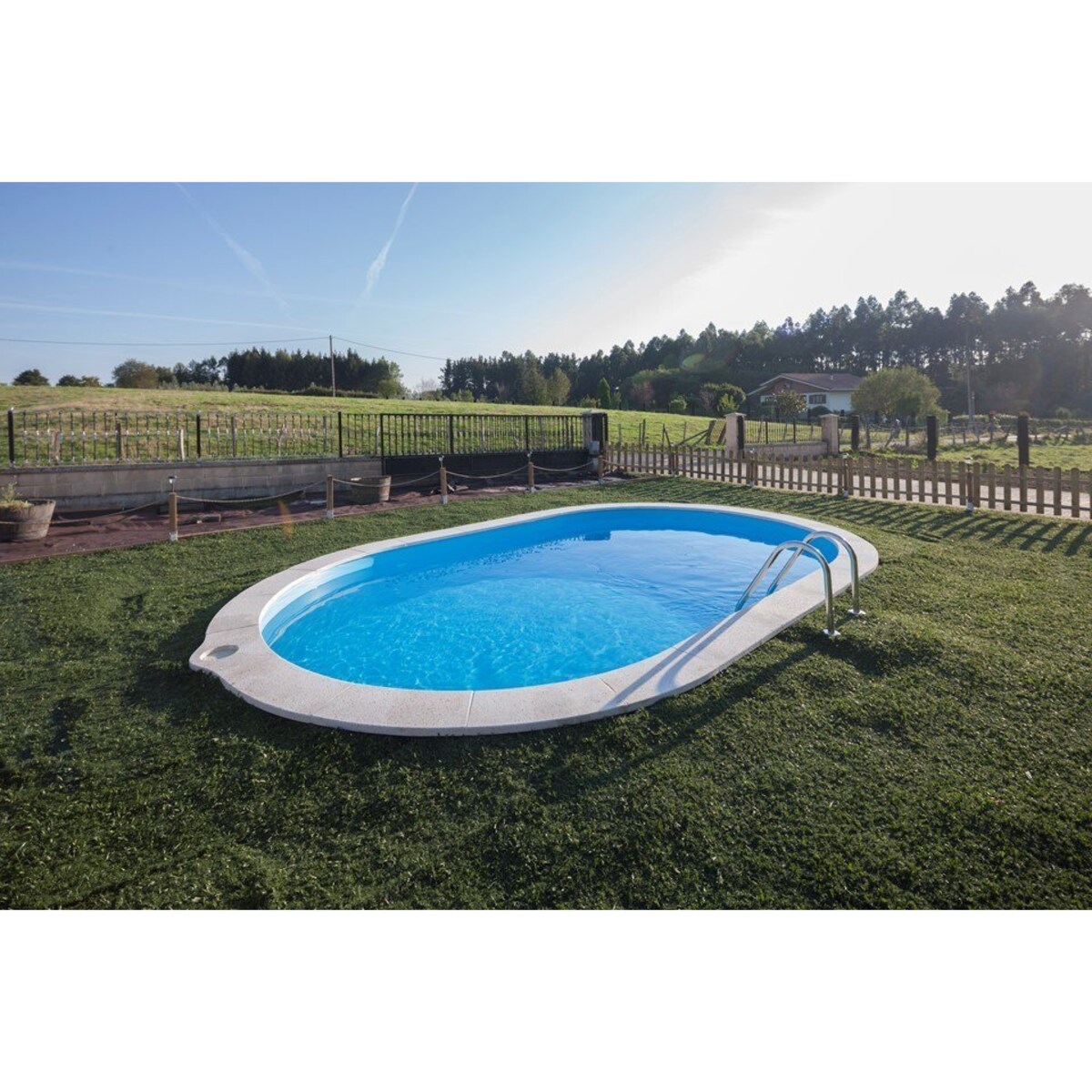 Basen ogrodowy podziemny Sumatra 700x320x120 cm GRE