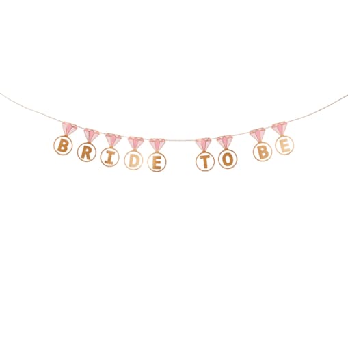 Baner Pierścionki ''Bride to be'', mix, 2.5 m