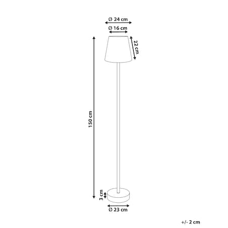 Lampa podłogowa HANGER Metal Brązowy