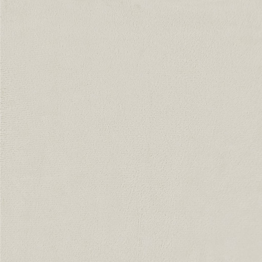 vidaXL Fotel, kremowy, obity aksamitem