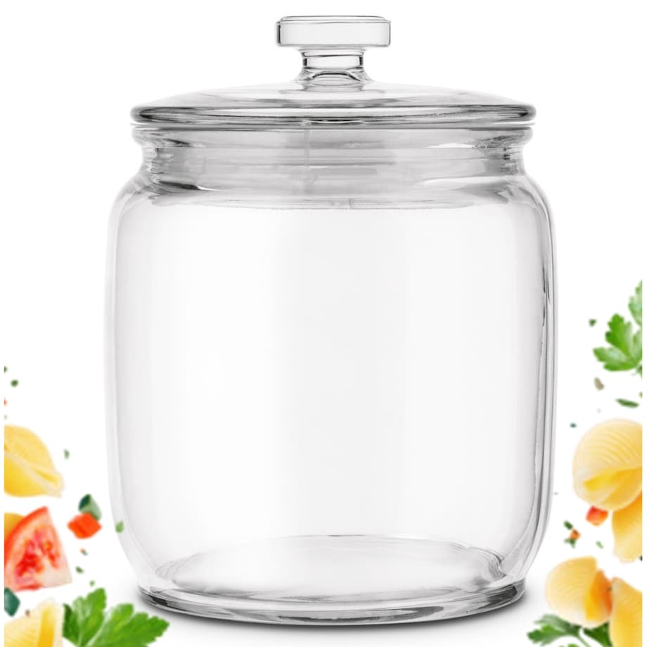 Słoik szklany z uszczelką 1,45 L na żywność ciastka mąkę makaron ogórki